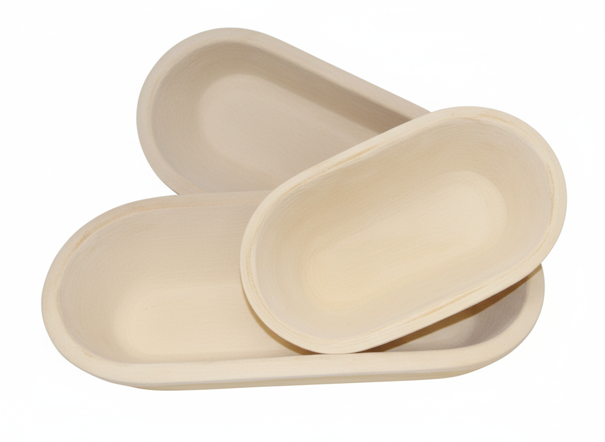 Gärkorb 0.75kg glatt-oval